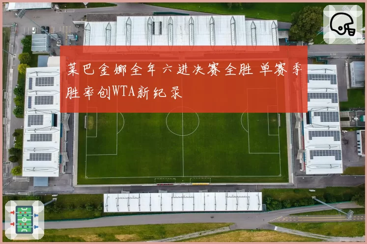 莱巴金娜全年六进决赛全胜 单赛季胜率创WTA新纪录